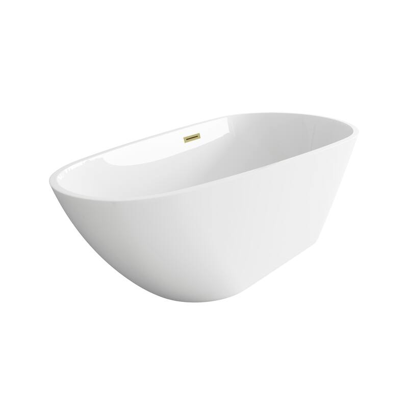 Hillary Bathtub in Glossy White