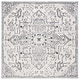 preview thumbnail 2 of 11, SAFAVIEH Tulum Kukka Boho Rug 6'7" Square - Ivory Grey/Light Grey - Square