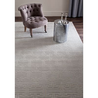 SAFAVIEH Couture Hand-knotted Tibetan Loeke Modern Wool Rug