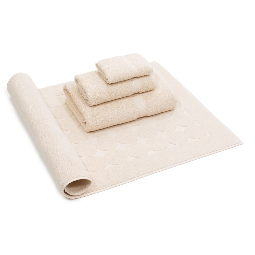 Authentic Hotel and Spa Turkish Cotton 4-piece Towels Set