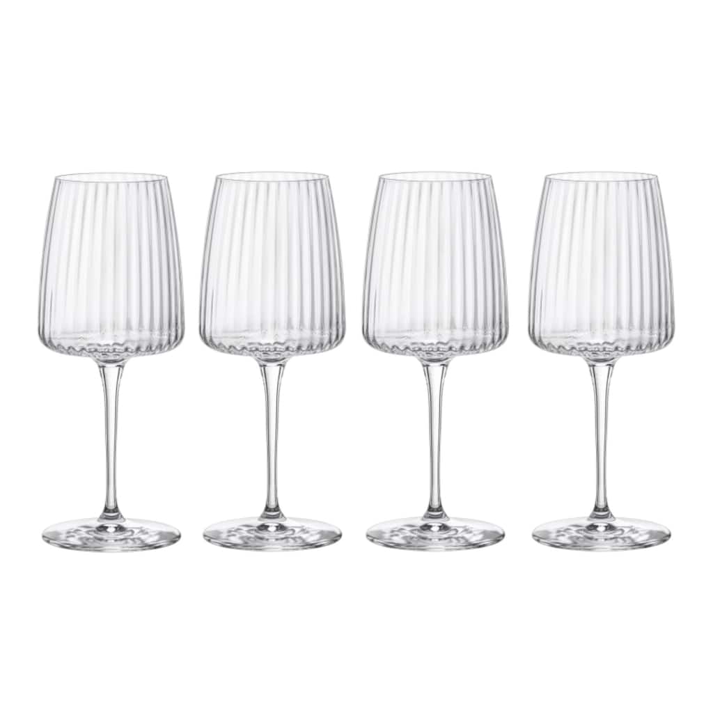 Bormioli Set of 4 Rocco Exclusiva Chardonnay Glasses - 12.5 oz