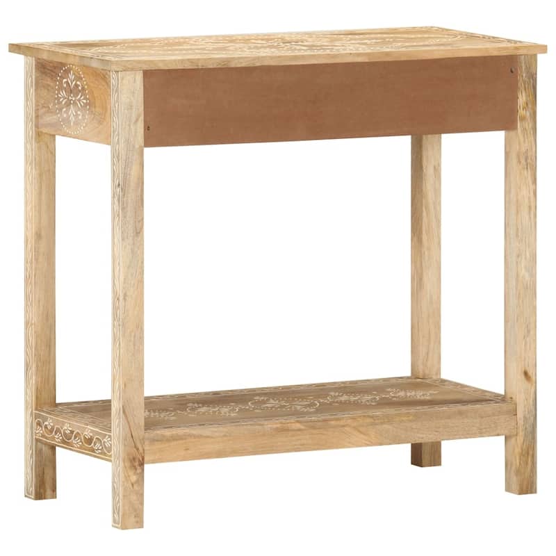 vidaXL Console Table 31.5"x13.8"x29.1" Solid Mango Wood