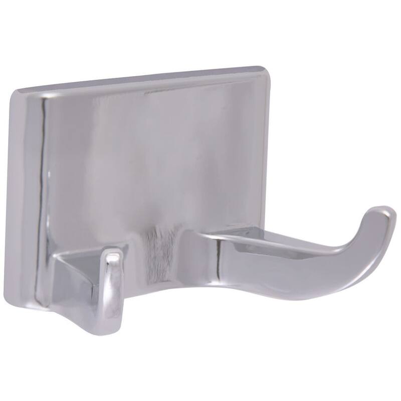 Design House Millbridge Double Robe Hook - Polished Chrome