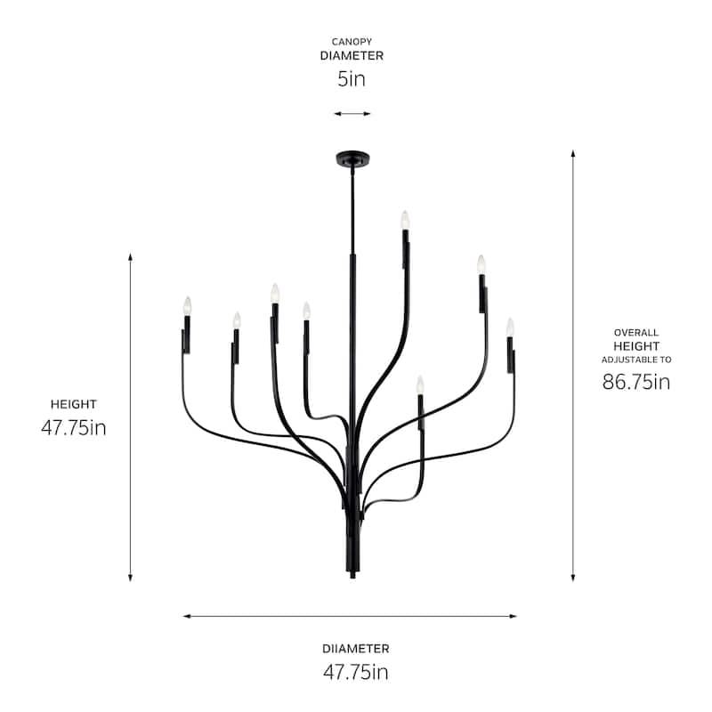 Kichler Lighting Livadia Candle Chandelier