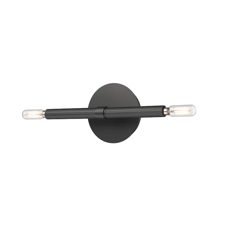 Millennium Lighting 25702 Skyva 2 Light 6" Tall Wall Sconce - Matte Black