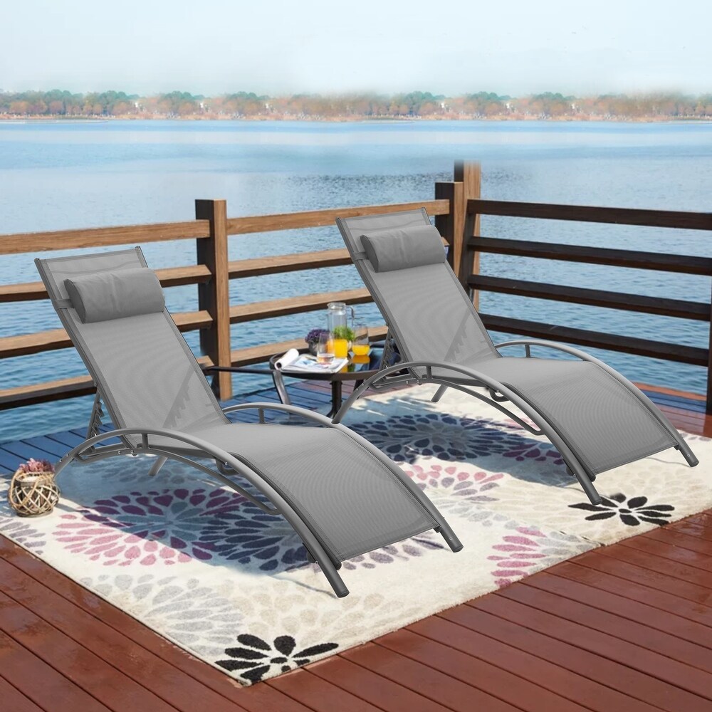 Off white best sale chaise lounge