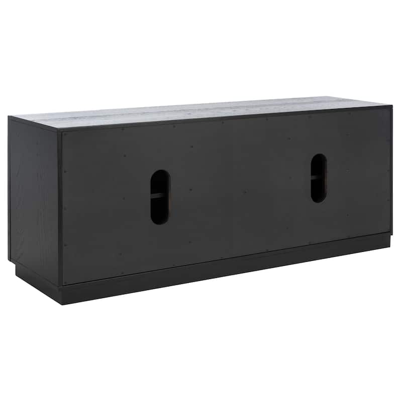 SAFAVIEH Couture Zeus 4 Door Wood Media Stand - 58"W x 18"D x 24"H