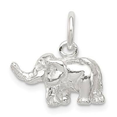 Diamond2Deal 925 Sterling Silver Elephant Charm Pendant