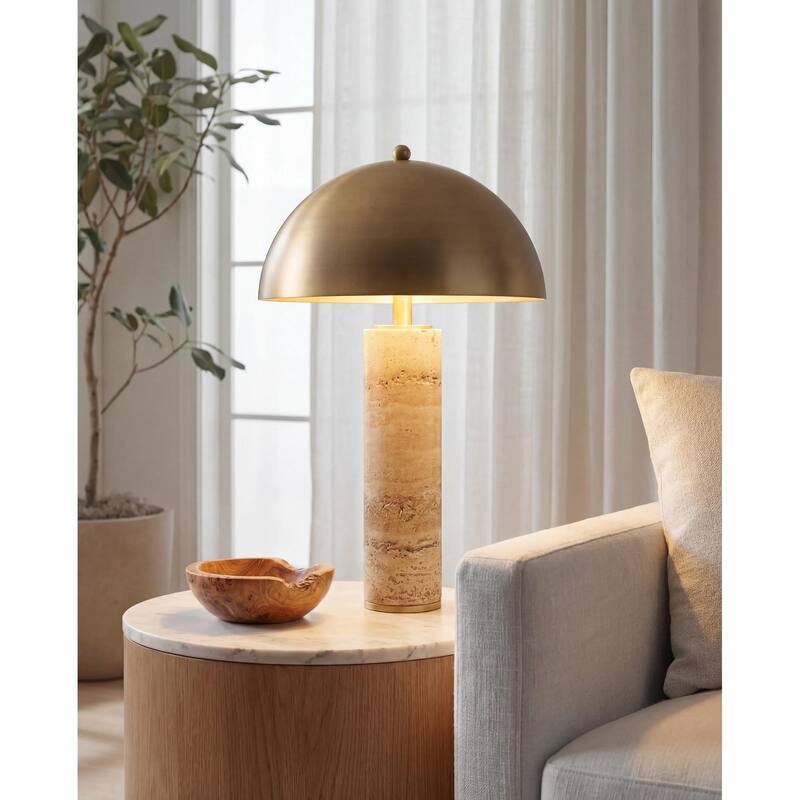 Livabliss Terrosa Rustic Accent Floor Lamp - 24"H x 15"W x 15"D