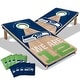 preview thumbnail 1 of 5, Seattle Seahawks NFL 2x4 Professional Cornhole Board Set Include Carrying Case