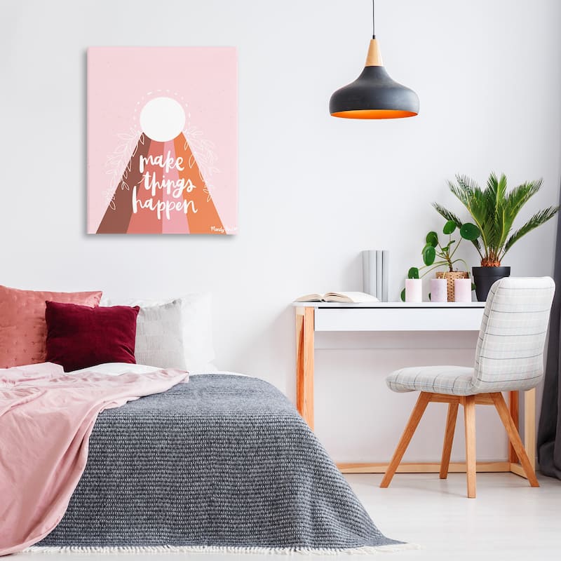 Stupell Minimal Make Things Happen Canvas Wall Art Design By Mandy Ford Art + Illustration