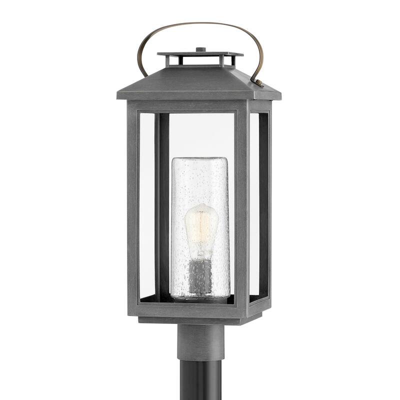 Hinkley Lighting Atwater 120v 1 Light 23" Tall Coastal Elements Post - Ash Bronze