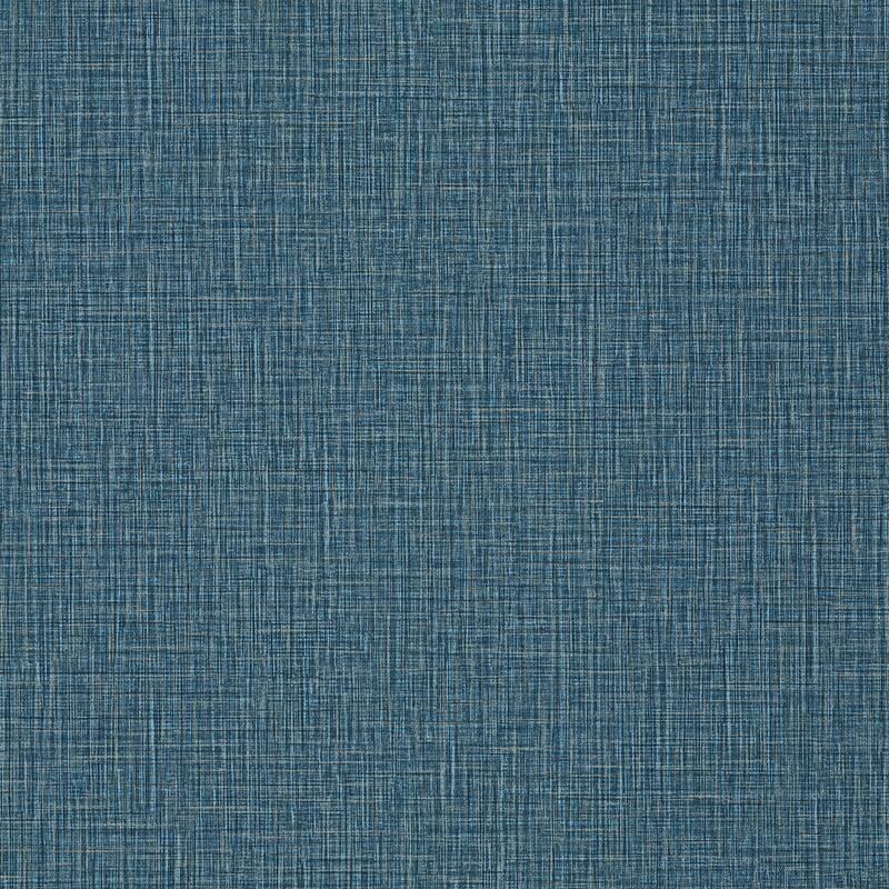Advantage Eagen Blue Linen Weave Wallpaper