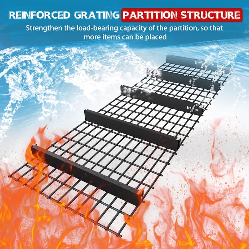 VEIKOUS Heavy Duty Metal Shelving Units, 2000 LBS Per Shelf Garage Storage Shelves with Adjustable Height