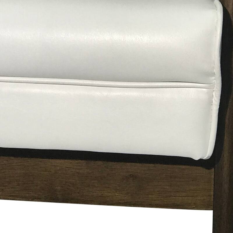 Modern Faux Leather Upholstered Accent Chair聽