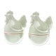 preview thumbnail 5 of 4, NOVICA Celadon ceramic egg cups, 'Hen Breakfast' (pair)