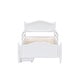 preview thumbnail 8 of 42, Kids Platform Bed with Saddle-shape Headboard and Footboard, 2 Drawers Underneath, 10 Pc Slats Support, No Box Spring Needed