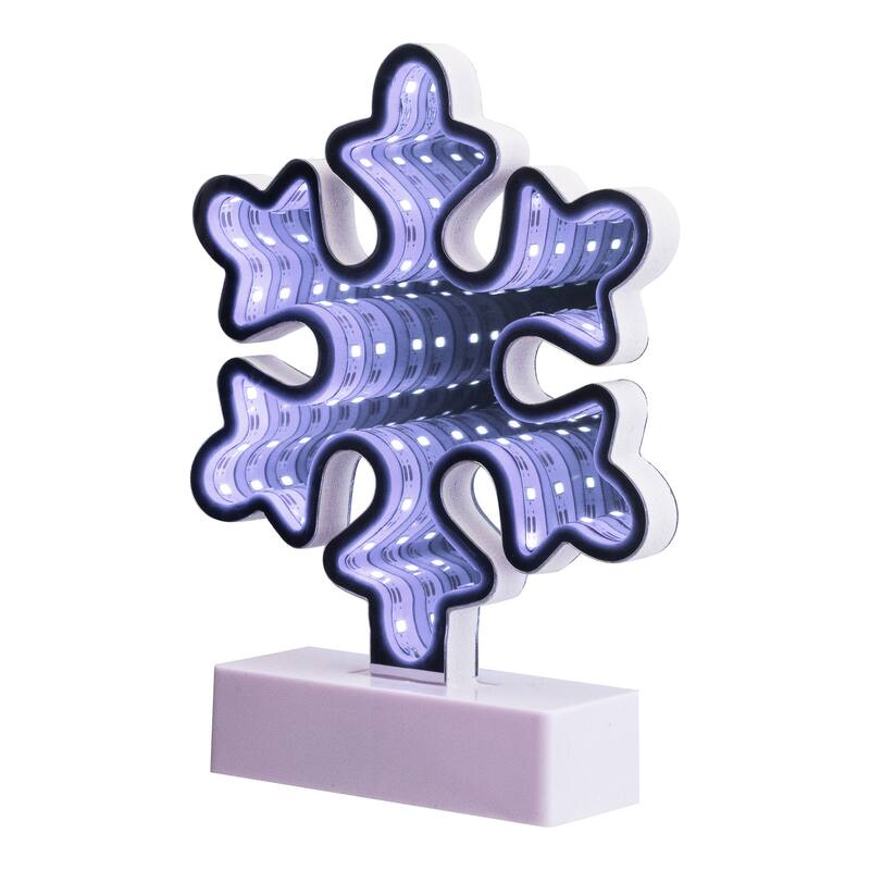 LED 3D Snowflake Christmas Tunnel Light - 7.75"