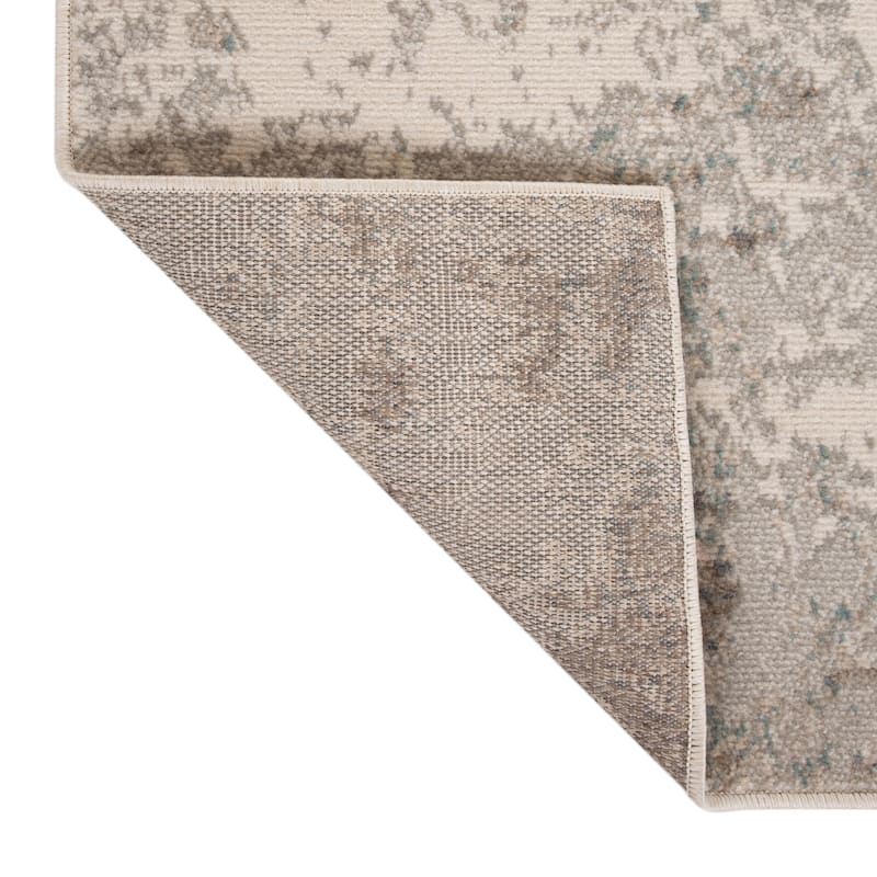 Alana Amira Gray Abstract Area Rug