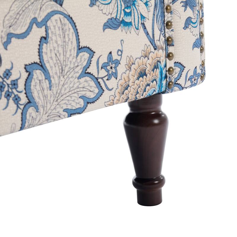 Upholstered Accent Chair Nailhead Trim Arm Chair