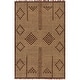 preview thumbnail 2 of 5, Terrell Global Area Rug Brown - 2' x 3'