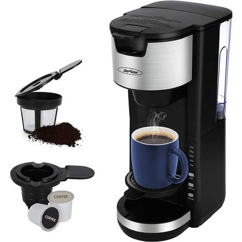 Royalcraft Single Serve Coffee Maker Black