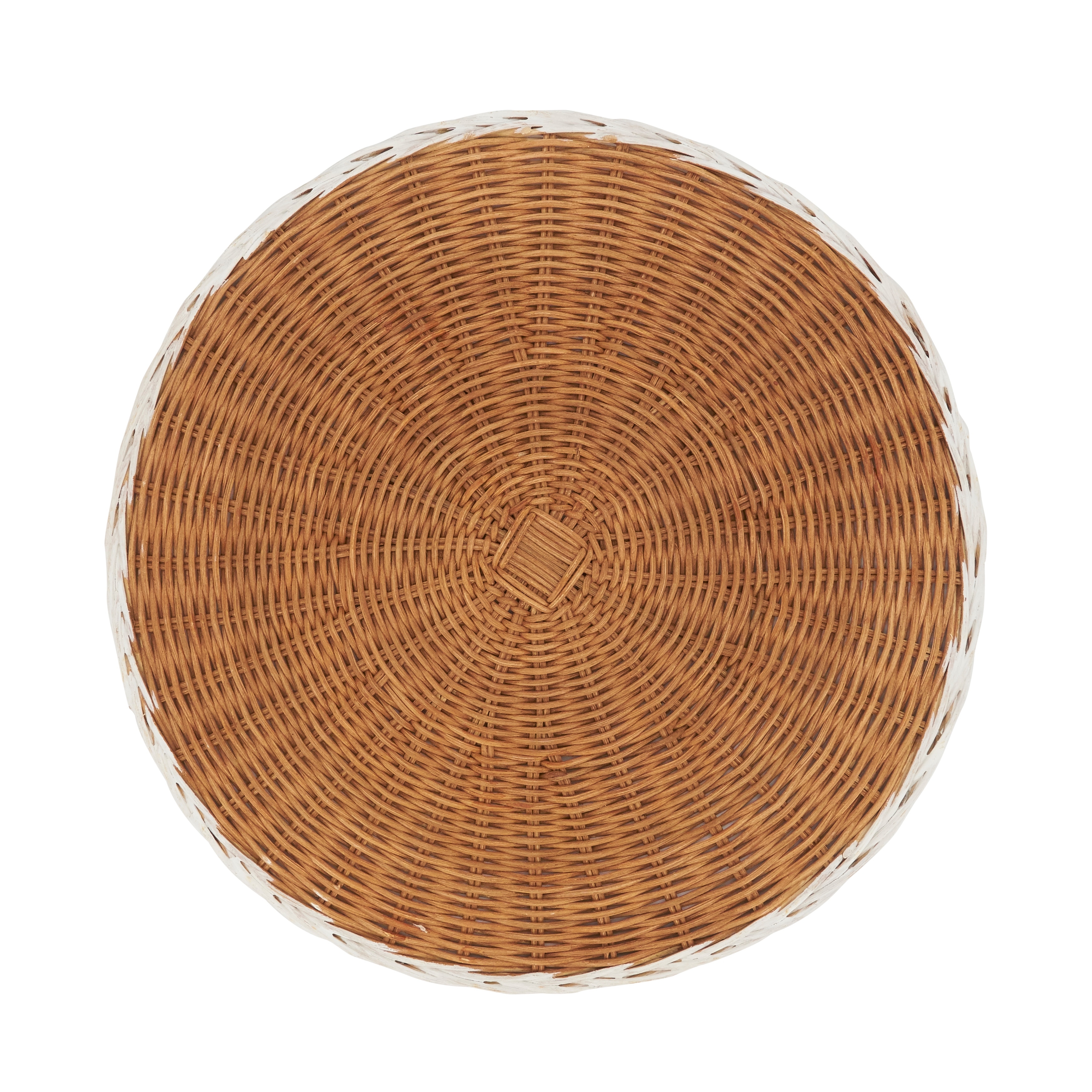 Natural Beauty Two-Tone Rattan Placemat (Set of 4)