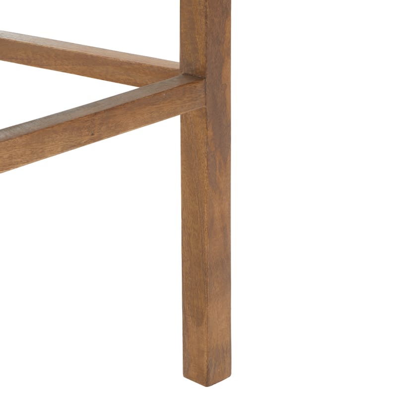 SAFAVIEH Yuna Rattan 30-inch Bar Stool - 20.1" W x 18.5" L x 43.3" H - 20Wx19Dx43H