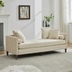preview thumbnail 33 of 42, 75.2"Wide Upholstered Chaise Lounge with Nailheads, Sleeper Sofa Couch With 4 Throw Pillows & 2 Bolsters, Rubberwood Legs