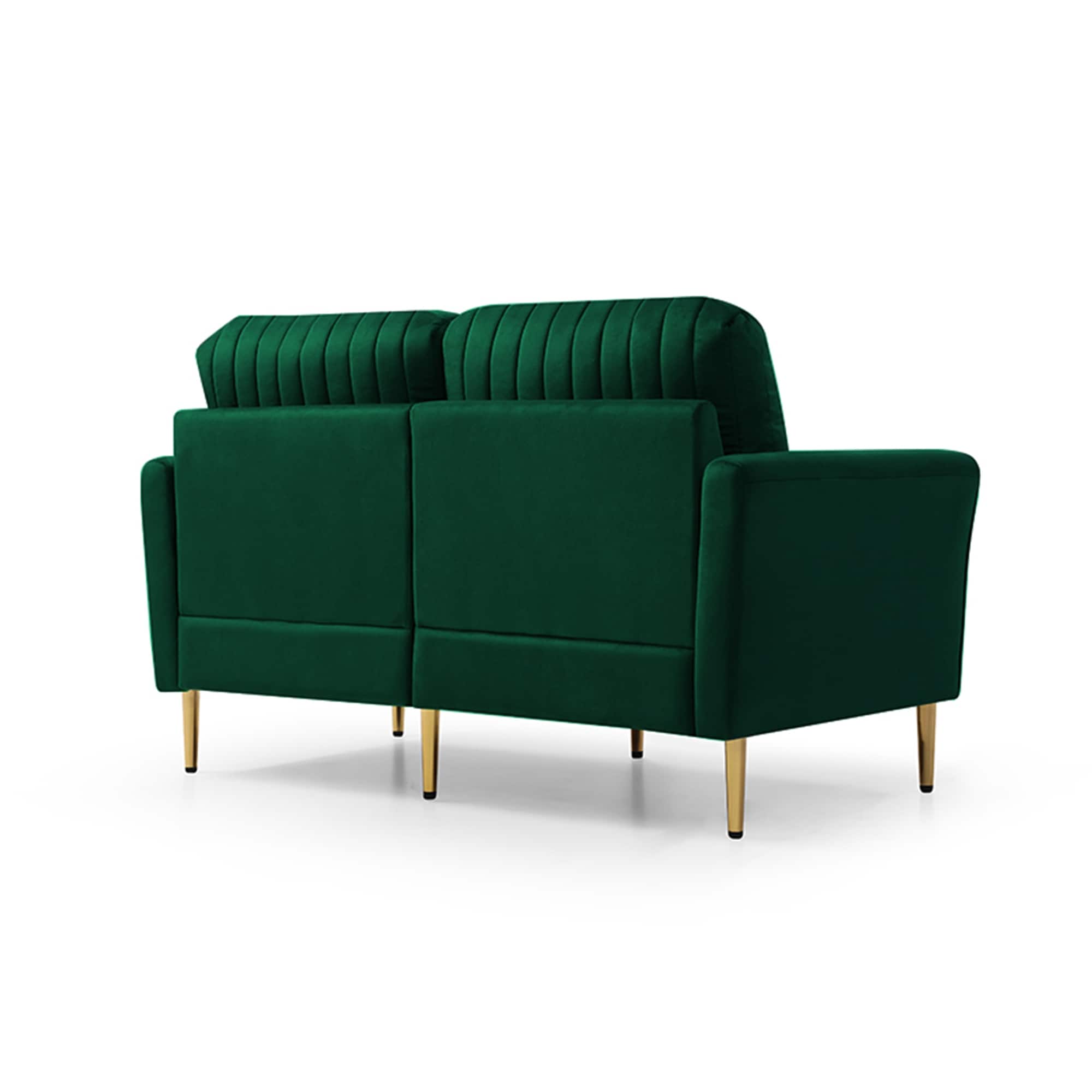 Emerald green best sale two seater sofa
