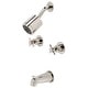 preview thumbnail 18 of 18, Concord Two-Handle Tub and Shower Faucet Polished Nickel