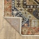preview thumbnail 5 of 11, ROW ROW Gemma Bohemian Center Medallion Rust/ Blue Area Rug