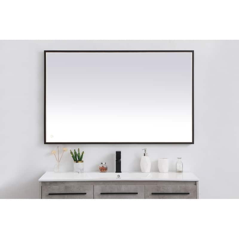Indigo Home 30x48 inch LED mirror with adjustable color temperature
