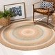 preview thumbnail 34 of 68, SAFAVIEH Handmade Braided Katharyn Country Rug 6' Round - Tan/Multi
