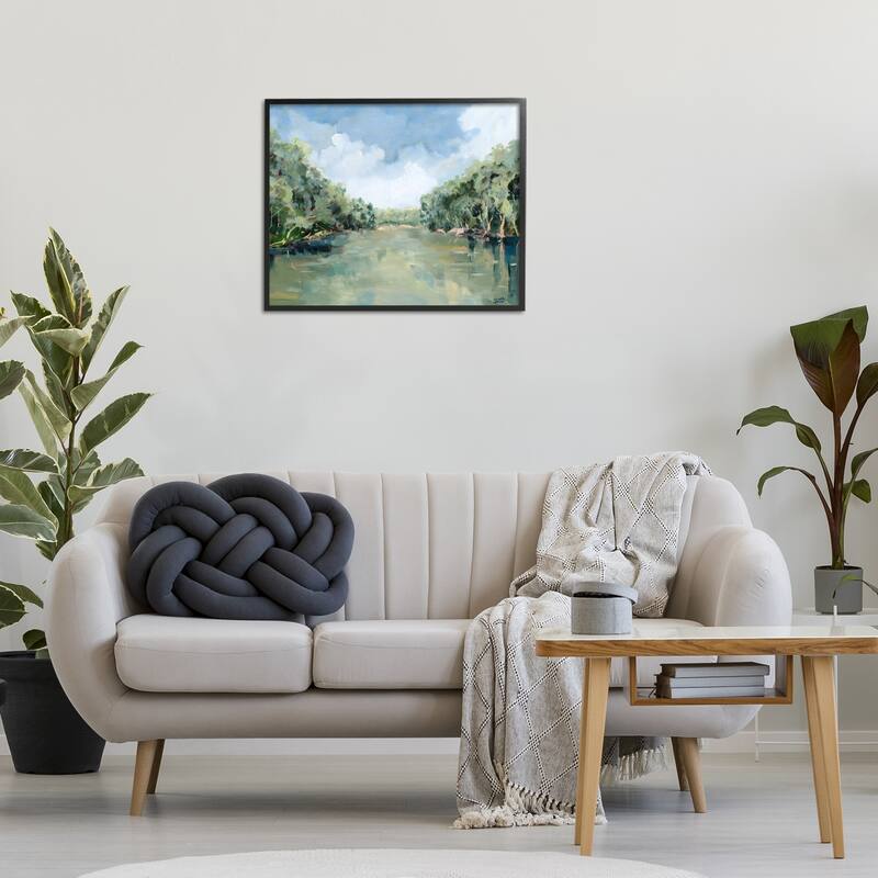 Stupell Serene Reflective Nature Framed Giclee Art Design By Meredith Howse