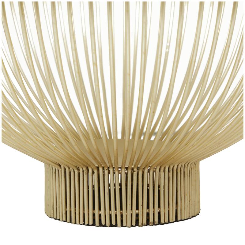 Metal Caged Style Decorative Bowl - Set of 2 Gold - Roche River Decor