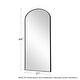 preview thumbnail 77 of 167, Dovelina Modern Full Length Floor Mirror - Freestanding Vanity Mirror for Bathroom or Living Space