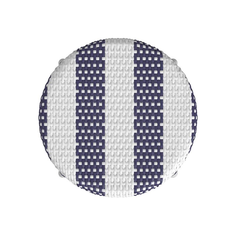 Tobias Rattan Round Bar Stool