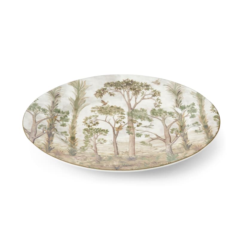 Kit Kemp for Spode Tall Trees Oval Platter - 14 Inch