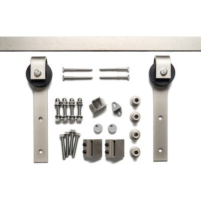Barn Door Kit Satin Nickel