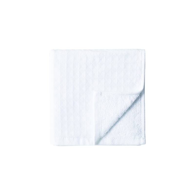 Uchino Waffle Twist Washcloth - White