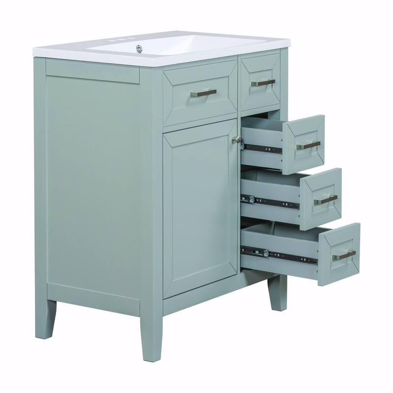 30" Bathroom Vanity with Sink Combo and Drawers