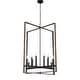 preview thumbnail 7 of 18, Acroma 12 Light Modern Farmhouse Rustic Pendant Chandelier-UL Certified