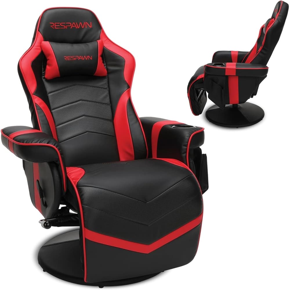 RESPAWN 900 Ergonomic Reclining Gaming Chair w/ Footrest