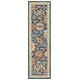 preview thumbnail 14 of 12, SAFAVIEH Handmade Blossom Yvanna French Country Floral Wool Rug 2'3" x 8' Runner - Navy/Brown - Runner