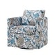 preview thumbnail 3 of 51, HULALA HOME Erkenbald Modern Slipcovered Swivel Chair with Reversible Cushion and Washable Cover