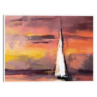 Sailing at Sunset By Studio Arts Canvas Art Print - Bed Bath & Beyond ...