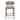 NADAAL STUDIOS Aldric, Upholstered Counter Stool, Grey - 19.5"W x22"D x37"H