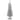 4.5' Pencil Flocked Purple Artificial Christmas Tree, Clear Lights - 4.5 Foot
