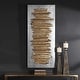 preview thumbnail 2 of 6, Uttermost Lev 55-1/4" x 24" Abstract Wall Sculpture
